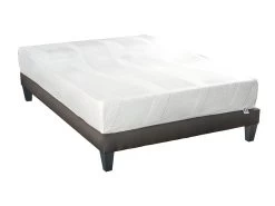 BELLECOUR LITERIE | Ensemble PARIS 160x200 Cm | Matelas Mémoire De Forme + Sommier Bois | Ferme