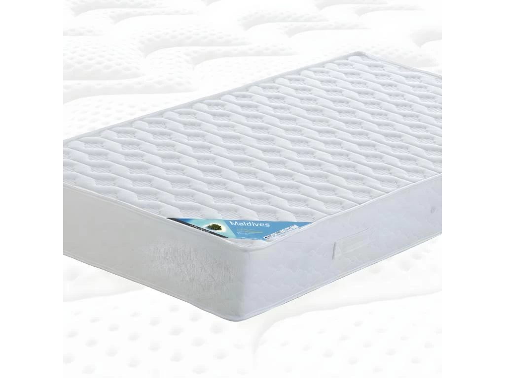 MALDIVES - Pack Matelas + Tapissier 130x190 + Pieds 2 MALDIVES - Pack Matelas + Tapissier 130x190 + Pieds – Image 2