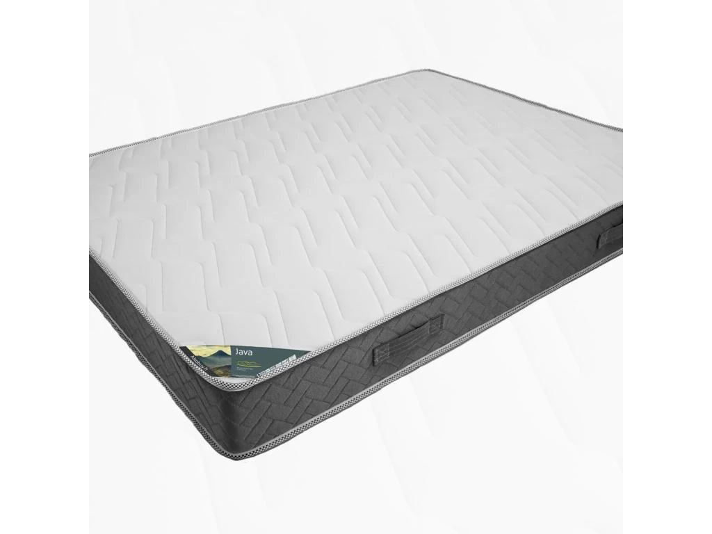 JAVA - Pack Matelas 140x190 + Sommier Tapissier Démontable 2x20 Lattes Lin + Pieds Blancs 15cm 4 JAVA - Pack Matelas 140x190 + Sommier Tapissier Démontable 2x20 Lattes Lin + Pieds Blancs 15cm – Image 4