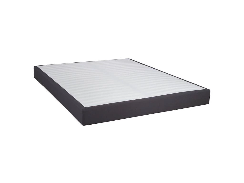 TAHITI - Pack Matelas 140x190 + Sommier Tapissier Démontable 2x20 Lattes Anthracites + Pieds Blancs 15cm 2 TAHITI - Pack Matelas 140x190 + Sommier Tapissier Démontable 2x20 Lattes Anthracites + Pieds Blancs 15cm – Image 2