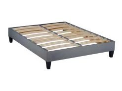 BELLECOUR LITERIE | Ensemble CASTELLANE 160x200 Cm | Matelas Mémoire De Forme + Sommier Bois | Ferme -Magasin de lits ensemble matelas sommier 10874497