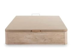 Ensemble Literie 140 X 190 Cm - Sommier Coffre Naturel Clair + Matelas Mousse HD - HEAVEN De DREAMEA PLAY -Magasin de lits ensemble matelas sommier 12352963