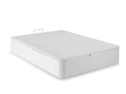 Ensemble Literie 160 X 200 Cm - Sommier Coffre Blanc + Matelas Ressorts Ensachés - MARQUIS De DREAMEA PLAY -Magasin de lits ensemble matelas sommier 12353085