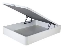 Ensemble Literie 160 X 200 Cm - Sommier Coffre Blanc + Matelas Ressorts Ensachés - MARQUIS De DREAMEA PLAY -Magasin de lits ensemble matelas sommier 12353087