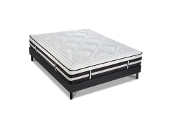 Matelas Calliope Mousse Haute Densité Accueil Mémoire De Forme Et Sommier Kit Bois - 160 X 200 Cm