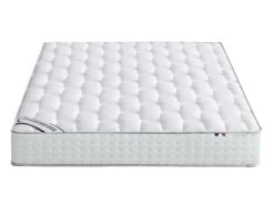 Ensemble Sommier + Matelas 160 X 200 Cm Ressorts Ensachés Mémoire De Forme 7 Zones - ép.25cm - IONIA De DREAMEA -Magasin de lits ensemble matelas sommier 14515233
