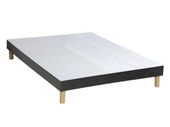 Ensemble Sommier + Matelas 160 X 200 Cm Ressorts Ensachés Mémoire De Forme 7 Zones - ép.25cm - IONIA De DREAMEA -Magasin de lits ensemble matelas sommier 14515239