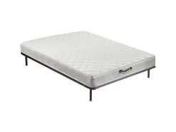 Ensemble Cadre à Lattes + Matelas Ressorts WOLKENLOS De MORGENGOLD - 140 X 200 Cm