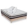 Matelas Calliope Mousse Haute Densité Accueil Mémoire De Forme+ Sommier + Accessoires - 160 X 200 Cm