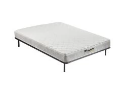 Ensemble Cadre à Lattes + Matelas Ressorts WOLKENLOS De MORGENGOLD - 160 X 200 Cm