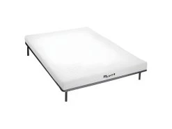 Ensemble Cadre à Lattes + Matelas Mousse 7 Zones 30kg STELO ép.12cm De MORGENGOLD - 140 X 190 Cm