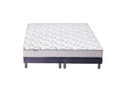 Ensemble Matelas 100% Latex 5 Zones ORIGINEL + Sommier - Spécial Dos Sensible - Fabriqué En France Dimensions - 2x80 X 200 Cm, Sommier - Bleu Denim 8 Ensemble Matelas 100% Latex 5 Zones ORIGINEL + Sommier - Spécial Dos Sensible - Fabriqué En France Dimensions - 2x80 X 200 Cm, Sommier - Bleu Denim -Magasin de lits ensemble matelas sommier 21015495