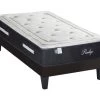 BELLECOUR LITERIE | Ensemble PRIVILEGE 90x200 Cm | Matelas Ressorts Ensachés + Sommier Bois | Ferme