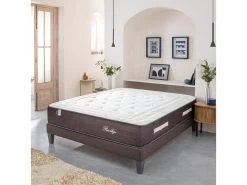 BELLECOUR LITERIE | Ensemble PRIVILEGE 160x200 Cm | Matelas Ressorts Ensachés + Sommier Bois | Ferme -Magasin de lits ensemble matelas sommier 22080731