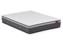 Ensemble Sommier Déco En Kit + Matelas Ressorts Ensachés 7 Zones Et Mémoire De Forme ASGARD De DREAMEA ép.30cm - 180 X 200 Cm -Magasin de lits ensemble matelas sommier 350737