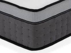 Ensemble Sommier Déco En Kit + Matelas Ressorts Ensachés 7 Zones Et Mémoire De Forme ASGARD De DREAMEA ép.30cm - 180 X 200 Cm -Magasin de lits ensemble matelas sommier 350743