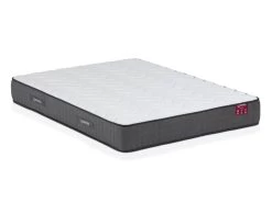 Ensemble Sommier Déco En Kit + Matelas Ressorts Ensachés 5 Zones Accueil Mémoire De Forme BABYLONE De DREAMEA ép.23cm - 140 X 190 Cm -Magasin de lits ensemble matelas sommier 350773