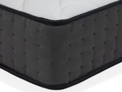 Ensemble Sommier Déco En Kit + Matelas Ressorts Ensachés 5 Zones Accueil Mémoire De Forme BABYLONE De DREAMEA ép.23cm - 140 X 190 Cm -Magasin de lits ensemble matelas sommier 350777