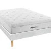 Ensemble Sommier Et Matelas Anti-feu Ressorts Ensachés Et Surmatelas Intégré DELICE De DREAMEA HOTEL - 140 X 190 Cm