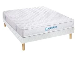 Ensemble Sommier + Matelas Ressorts Ensachés PRESTIGE De DREAMEA 140 X 190 Cm