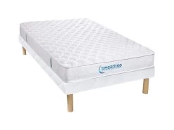 Ensemble Sommier + Matelas Ressorts Ensachés PRESTIGE De DREAMEA 90 X 200 Cm