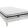 Ensemble Sommier + Matelas Ressorts Ensachés 7 Zones Mémoire Forme AMARANTE De NATUREA - 160 X 200 Cm