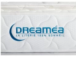 Ensemble Sommier + Matelas Ressorts Ensachés Surmatelas Intégré AMERICAN DREAM De DREAMEA - 180 X 200 Cm -Magasin de lits ensemble matelas sommier 390161