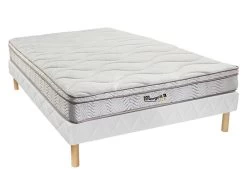 Ensemble Sommier + Matelas Ressorts 3 Zones WOLKENTANZ De MORGENGOLD - 140 X 190 Cm