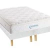 Ensemble Sommier + Matelas Ressorts Ensachés Surmatelas Intégré AMERICAN DREAM De DREAMEA - 180 X 200 Cm