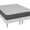 Ensemble Sommier + Matelas Ressorts Ensachés Accueil Mémoire De Forme ATLANTIDE De DREAMEA ép.27cm - 180 X 200 Cm