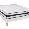 Ensemble Sommier + Matelas Naturel Ressorts Ensachés 5 Zones - 140 X 190 Cm - AGATHE De NATUREA