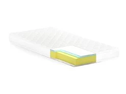 Ensemble Cadre à Lattes + Matelas Mousse DANAE De DREAMEA - 15cm épaisseur - 90 X 200 Cm 12 Ensemble Cadre à Lattes + Matelas Mousse DANAE De DREAMEA - 15cm épaisseur - 90 X 200 Cm -Magasin de lits ensemble matelas sommier 401205