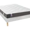 Ensemble Sommier + Matelas 100% Latex 3 Zones De Confort VICTOIRE De DREAMEA - 160 X 200 Cm