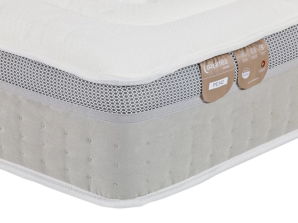 Ensemble Sommier + Matelas Mousse Mémoire De Forme Avec Surmatelas Intégré ép.26 Cm - 140 X 190 Cm - ALCEE De DREAMEA 3 Ensemble Sommier + Matelas Mousse Mémoire De Forme Avec Surmatelas Intégré ép.26 Cm - 140 X 190 Cm - ALCEE De DREAMEA – Image 3