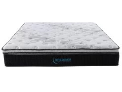 Ensemble Sommier + Matelas Ressorts Ensachés Et Surmatelas Intégré GAMIANI De DREAMEA - ép. 30 Cm - 180 X 200 Cm -Magasin de lits ensemble matelas sommier 8748739