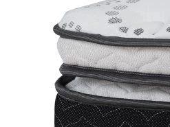 Ensemble Sommier + Matelas Ressorts Ensachés Et Surmatelas Intégré GAMIANI De DREAMEA - ép. 30 Cm - 180 X 200 Cm -Magasin de lits ensemble matelas sommier 8748741