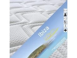 IBIZA - Pack Matelas + Tapissier 120x190 + Pieds -Magasin de lits ensemble matelas sommier 8987373