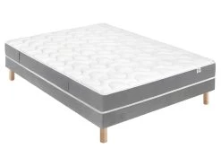 Ensemble Botaniste 100% Latex + Sommier Base Morpho 160x200 -Magasin de lits ensemble matelas sommier 8993671