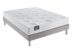 Ensemble Dunlopillo LYS Sommier Confort Ferme 140x200