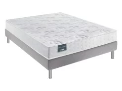 Ensemble Dunlopillo LYS Sommier Confort Ferme 140x200 -Magasin de lits ensemble matelas sommier 8997043