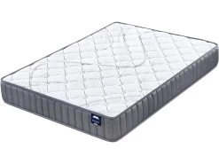 Ensemble Matelas Mousse + Lit Avec Tête De Lit 140x190 Cm, 16cm D’épaisseur Accueil Latex Naturel -Magasin de lits ensemble matelas sommier 9188619