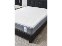 Ensemble Matelas + Lit Avec Tête De Lit 140x200 Cm, Yspilon Souple 28cm D’épaisseur -Magasin de lits ensemble matelas sommier 9188835