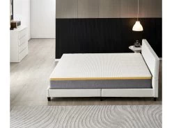 Ensemble Matelas + Lit Avec Tête De Lit 140x190 Cm, Ypsilon Ferme 28cm D’épaisseur -Magasin de lits ensemble matelas sommier 9189167