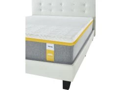 Ensemble Matelas + Lit Avec Tête De Lit 140x190 Cm, Ypsilon Ferme 28cm D’épaisseur -Magasin de lits ensemble matelas sommier 9189171