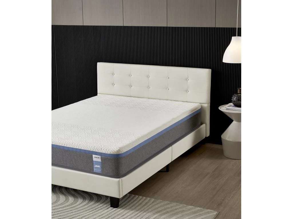 Ensemble Matelas + Lit Avec Tête De Lit 140x190 Cm, Ypsilon Souple 28cm D’épaisseur 4 Ensemble Matelas + Lit Avec Tête De Lit 140x190 Cm, Ypsilon Souple 28cm D’épaisseur – Image 4