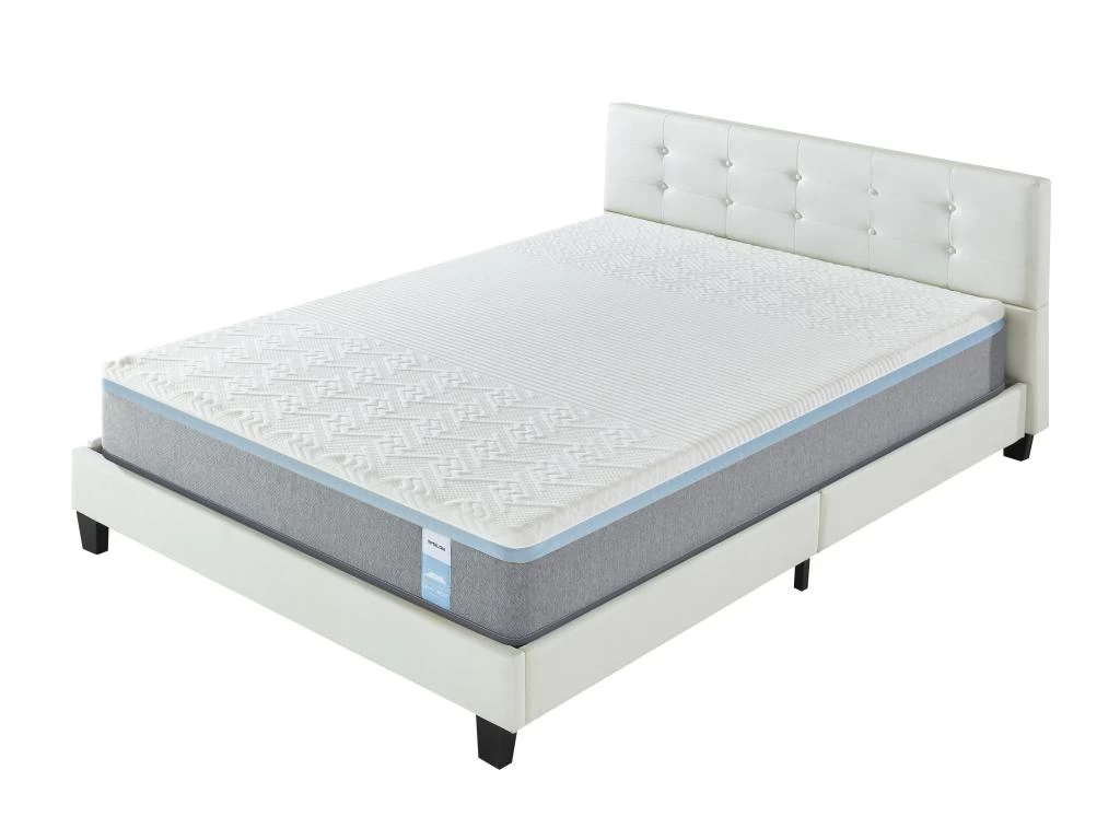 Ensemble Matelas + Lit Avec Tête De Lit 140x190 Cm, Ypsilon Souple 28cm D’épaisseur 6 Ensemble Matelas + Lit Avec Tête De Lit 140x190 Cm, Ypsilon Souple 28cm D’épaisseur – Image 6