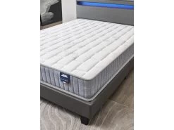 Ensemble Matelas Ressorts Ensachés + Lit Avec Tête De Lit 140x200cm-Epaisseur 25cm Accueil Mémoire -Magasin de lits ensemble matelas sommier 9190471