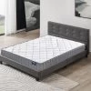 Ensemble Matelas + Lit Avec Tête De Lit 140x190 Cm, Sirius 22cm D’épaisseur Latex Naturel