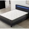 Ensemble Matelas Mousse + Lit Avec Tête De Lit 160x200cm-16cm D’épaisseur Accueil Mémoire De Forme
