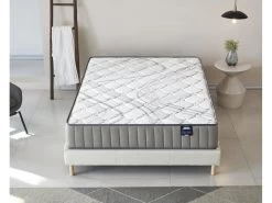 Ensemble Matelas Latex + Sommier Tissu 140x200 Cm, Sirius 16cm D’épaisseur Et Sommier Tissu Blanc 7 Ensemble Matelas Latex + Sommier Tissu 140x200 Cm, Sirius 16cm D’épaisseur Et Sommier Tissu Blanc -Magasin de lits ensemble matelas sommier 9257813